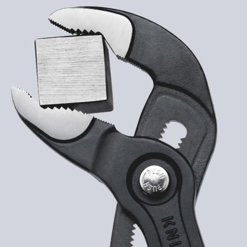 Knipex Cobra High-Tech Water Pump Pliers Plastic Coated Grey Atramentized 300mm 87 01 300